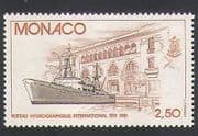 Monaco 1981 Science/ Research/ Ship/ Boat/ Nautical/ Building/ Transport 1v (n34179)