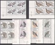 Monaco 1982 Birds / Eagle / Raptors / Nature / Park / Conservation 6v set x blks (n37693)