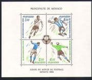Monaco 1982 Football / Sports / WC / World Cup / Spain / Games 4v m / s (n32645)