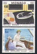 Monaco 1982 Modern Art / Painting / Artists / Manet / Braque 2v (n33837)