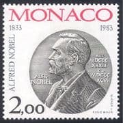 Monaco 1983 Alfred Nobel / Science / Physics / Prize / People 1v (n40330)