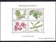 Monaco 1983 Fig / Flowers / Fruit / Trees / Plants / Nature / Seasons 4v m / s (n36643)