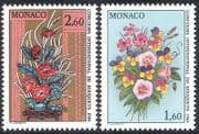 Monaco 1983 Flowers / Plants / Nature / Art / Flower Show 2v set (n40338)