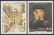 Monaco 1983 Raphael / Utrillo / Artists / Art / Paintings / Portraits / People 2v set n40286