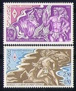 Monaco 1983 Red Cross/ Medical/ Health/ Cattle/ Deer/ Animals/ Hercules 2v set n30588
