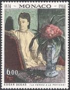 Monaco 1984 Edgar Degas/ Art/ Artists/ Impressionism/ Impressionist/ Paintings/ People 1v (n43638)