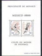 Monaco 1986 Football / World Cup / Mexico / WC / Sport / Games / Soccer 2v m / s (n36662)