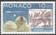 Monaco 1986 Halley's Comet/ Moon/ Space/ Astronomy/ Observatory/ Chart 1v (n19726)