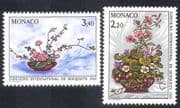 Monaco 1987 Flower Show / Flowers / Plants / Nature / Art / Roses / Lilies 2v set (n38592)
