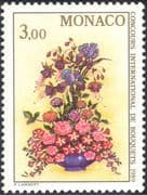 Monaco 1988 Flower Show/ Flowers/ Plants/ Nature/ Ikebana/ Flower Arrangement 1v (n44492)