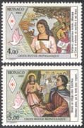 Monaco 1988 Red Cross/ Medical/ Health/ Welfare/ Saint Devote 2v set (n31466)