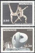 Monaco 1993 Europa/ Ballet/ Sculpture/ Dance/ Dancers/ Sculptor/ Arts/ Artists/ Music/ Dancing 2v set (n34422)