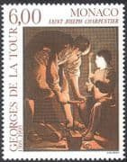 Monaco 1993 Georges de la Tour/ Artists/ Art/ Painting/ People/S aints 1v (n43138)