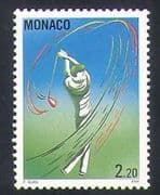 Monaco 1993 Sports / Golf / Golfer / Games / Tournament / Animation 1v (n35171)