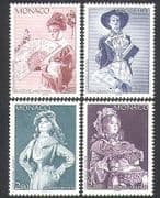 Monaco 1994 Mechanical Toys / Dolls / Puppets / Fans / Book 4v set (n38072)