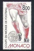 Monaco 1994 Sports / Football / World Cup / WC / Soccer / Games / Animation 1v (n35170)