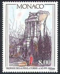 Monaco 1995 Augustus Monument  /  Building  /  Architecture  /  History  /  Art 1v (n39995)