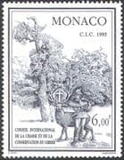 Monaco 1995 Deer/ Hunting/ Nature/ Animals/ Environment/ Conservation 1v (n42075)