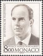 Monaco 1995 Prince Albert/ Royalty/TV/ Television/ Broadcasting/ Festival 1v (mc1131)