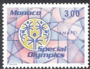 Monaco 1995 Special Olympics/ Paralympic Games/ Sports/ Disabled/ Health/ Emblem 1v (n40772)