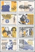 Monaco 1996 UN/ United Nations/ FAO/ UNESCO/ Unicef/ Food/ Children/ Music/ Buildings/ Statue/ Heritage/ History/ Soldiers 8v set (n32940)