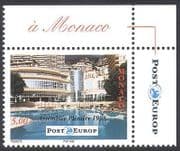 Monaco 1998 Post Europ / Postal Union / Buildings / Architecture 1v (n40597)