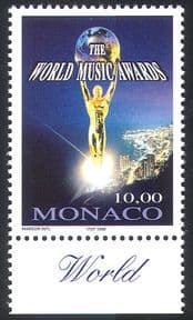 Monaco 1998 World Music Awards/ Festival/ Trophy/ Arts 1v (n41078)