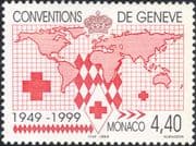 Monaco 1999 Geneva Convention/ UN/ Military/ Peace/ Maps/ Animation 1v (n41461)