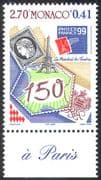 Monaco 1999 Philexfrance/ Eiffel Tower/ S-on-S/ Stamp Exhibition/ Stamps 1v (n41471)