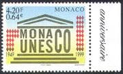 Monaco 1999 UNESCO 50th Anniversary of Admission/ UN/ Animation/ Buildings/ Education/ Science 1v n41437