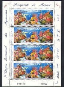 Monaco 2000 Aquarium  /  Fish  /  Coral  /  Nature  /  Wildlife  /  Congress 4v shtlt (n38188)