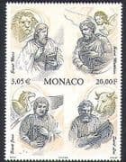 Monaco 2000 Bible / Apostles / Lion / Bull / Eagle / Angel / Animals / Birds / People 1v n38399