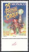 Monaco 2000 Clown/ Seal/ Circus Festival /Wildlife/ Animals/ Nature/ Clowns 1v n41480