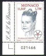 Monaco 2000 Princess Stephanie / Royalty / Royal / Health / Welfare / Disabled 1v (n38427)
