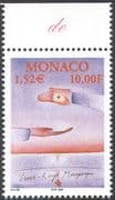 Monaco 2000 Red Cross/ Medical/ Welfare/ Health/ Hands/ Animation 1v (n38430)
