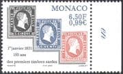 Monaco 2000 Sardinia / Stamps / Stamp-on-Stamp / S-on-S / Philately / Heritage 1v n39260