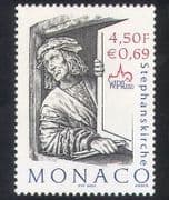 Monaco 2000 WIPA / St Stephen / People / Saints / StampEx 1v (n39120)