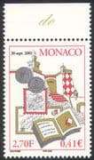 Monaco 2001 Coins/ Stamps/ Postcards/ Books/ Exhibition/ Castle/ Animation 1v (n41453)