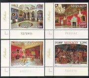 Monaco 2001 Royal Palace / Royalty / Art / Decoration / Buildings 4v set (n38443)