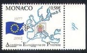 Monaco 2002 Academy / Philately / Map / Flag / Coat-of-Arms / Europe / Animation 1v (n38941)