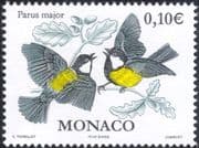 Monaco 2002 Great Tit/ Tits/ Birds/ Nature/ Wildlife/ Conservation 1v (mc1069)