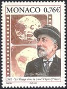 Monaco 2002 Jules Verne/ Georges Melies/ Books/ Films/ Cinema/ Voyage/ Moon People 1v (n38322)
