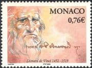 Monaco 2002 Leonardo da Vinci/ Artists/ People/ Inventors/ Art 1v (n38561)