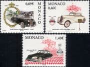 Monaco 2002 Rolls Royce / Mercedes / Citroen / Cars / Motoring / Transport 3v set (n38385)
