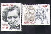 Monaco 2003 Berlioz/ Katchaturian/ Composers/ Music/ People/ Sworsdmen 2v set n38371