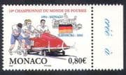 Monaco 2003 Bobsleigh Pushing / Winter Sports / Games, Animation 1v (n38576)