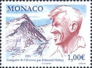 Monaco 2003 Edmund Hilary / Everest / Mountain Climbing / Sports / Mountains 1v (n38638)