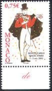 Monaco 2003 Magic/ Magician/ Dove/ Playing Cards/ Festival/ Animation/ Birds 1v n38304