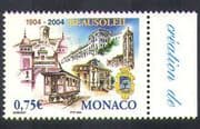 Monaco 2004 Beausoleil/ Tram/ Rail/ Buildings/ Architecture/ Transport 1v (n38390)