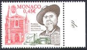 Monaco 2004 Frederic Mistral/ Writer/ Nobel Prize/ Literature/ Books/ People/ Buildings 1v (n41489)